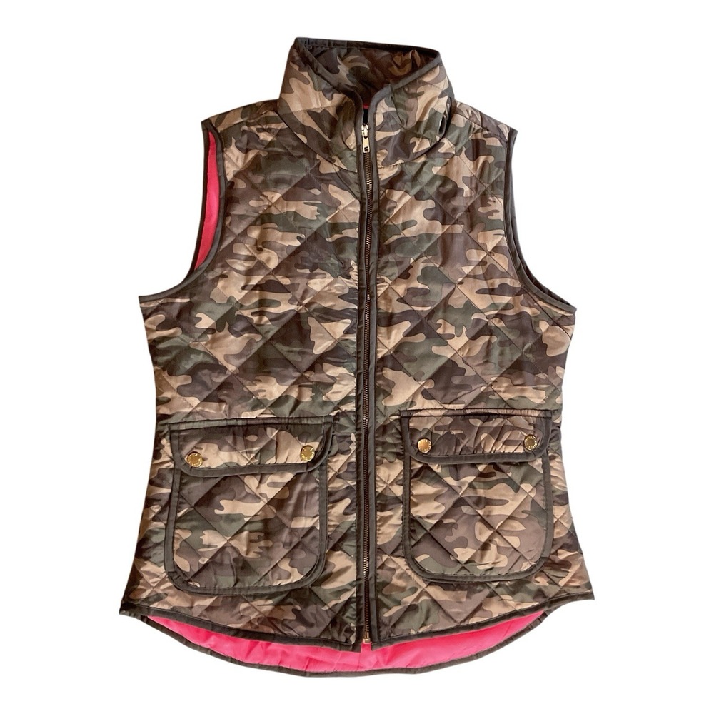 Cynthia Rowley Vest Women's Size Small Camouflage
